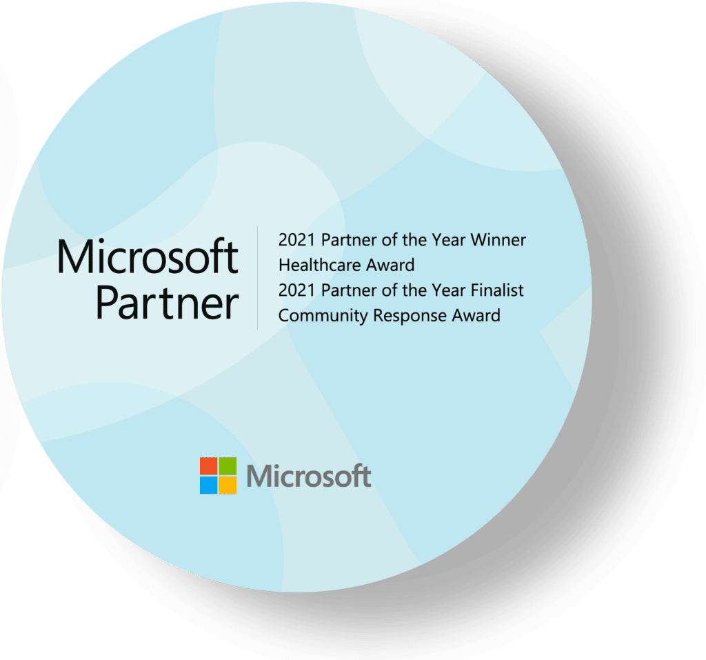 Quisitive is Microsoft's Healthcare Partner of the Year 2021 and a Finalist for Microsoft's Community Response Partner of the Year