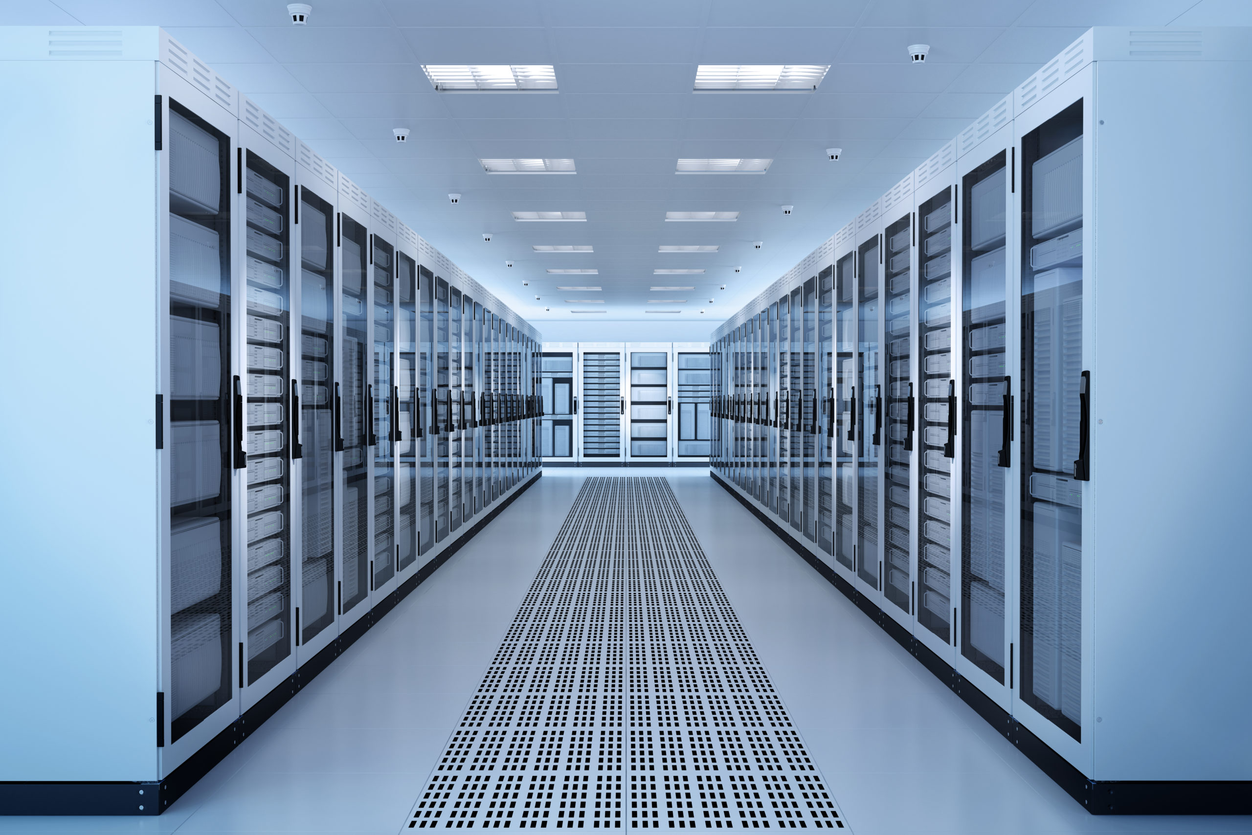 Feature Image for 2008 End of Support Blog: Image of a server warehouse
