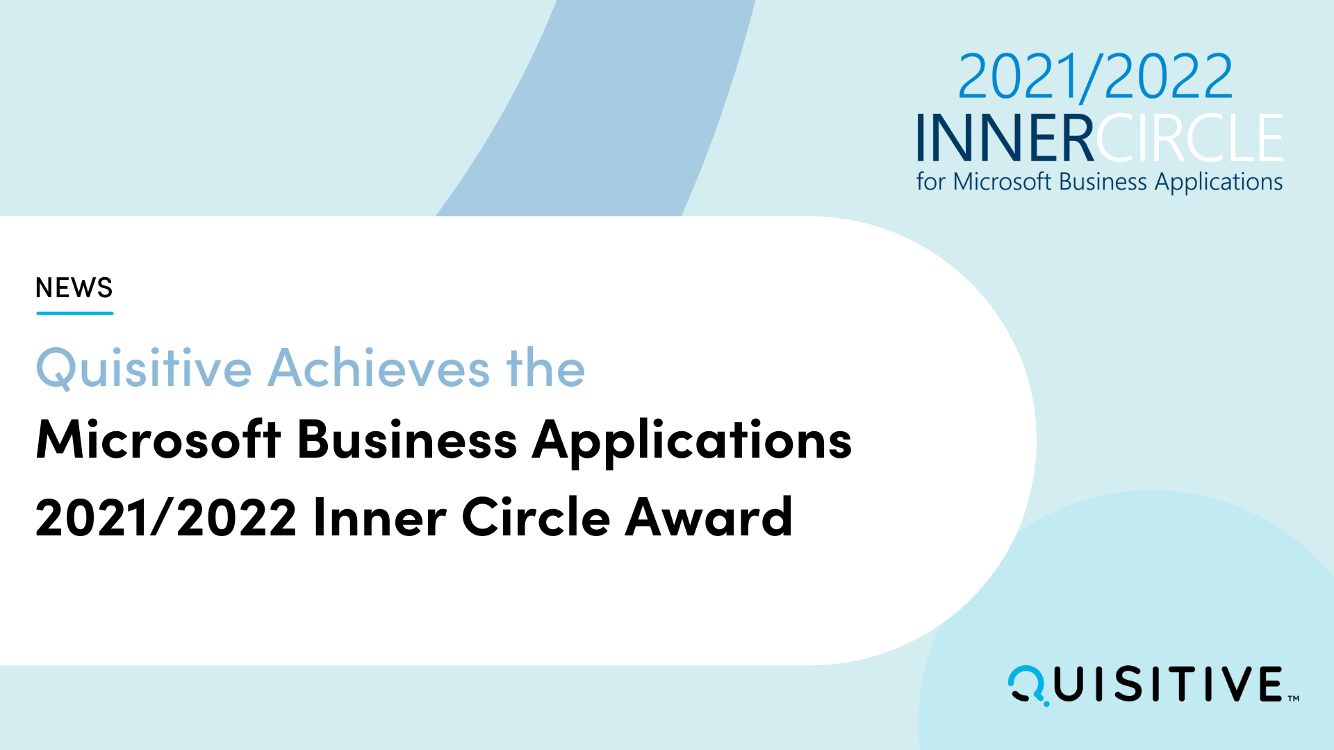 Microsoft Inner Circle Award for Business Applications
