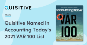 Quisitive Named in Accounting Today's 2021 VAR 100 List (Value Add Resellers)