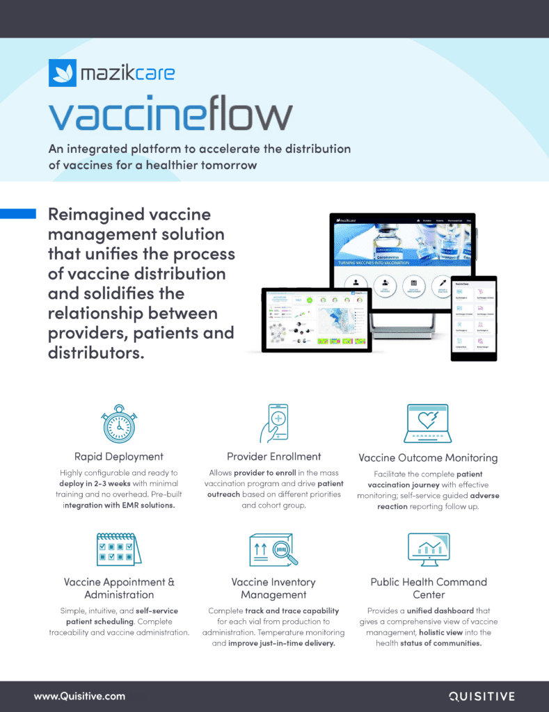 VaccineFlow One Pager Preview