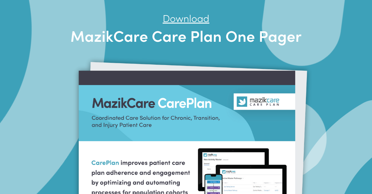 Feature Image: MazikCare Care Path One Pager