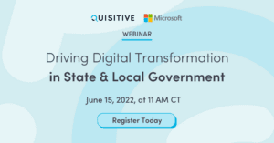 Driving Digital Transformation in State & Local Government Webinar Feature Image