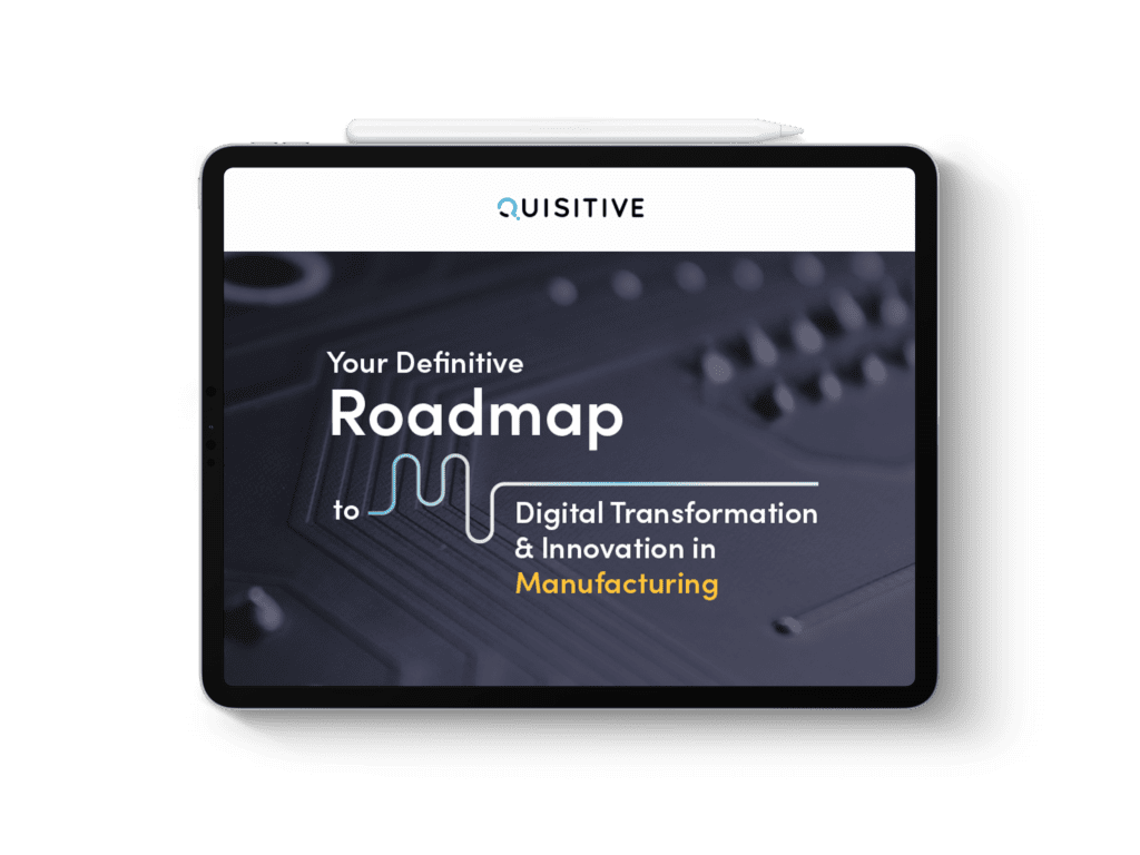 Your Definitive Roadmap to Implementing Digital Transformation in Manufacturing eBook preview image