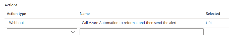 Figure 5: Webhook call to runbook