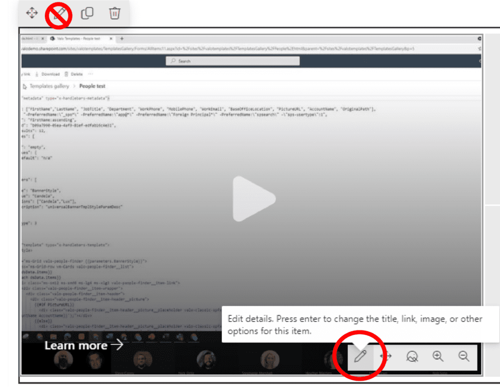 Microsoft Stream Video in Sharepoint Hero Web Part-03