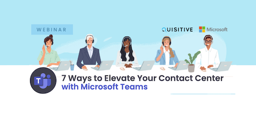 Elevate your contact center with Microsoft teams