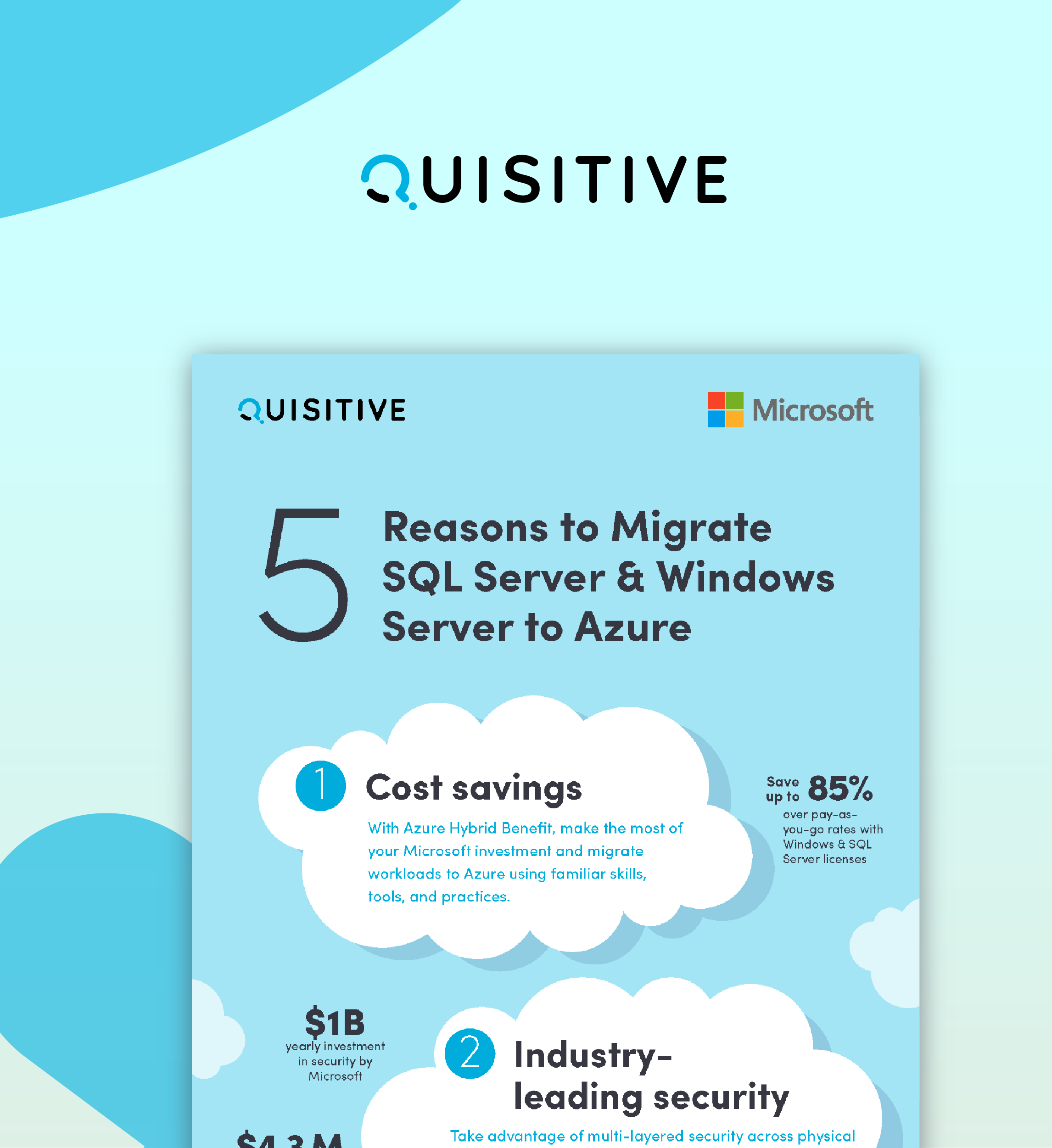 Infographic: 5 Reasons to Migrate Servers to Azure | Quisitive