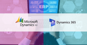 Five Reasons to Make the Move from Dynamics AX to Dynamics 365 Feature Image - dynamics ax logo and dynamics 365