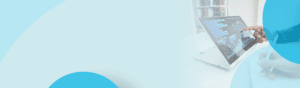 Data Modernization Assessment Header Image - A tablet with data charts on it