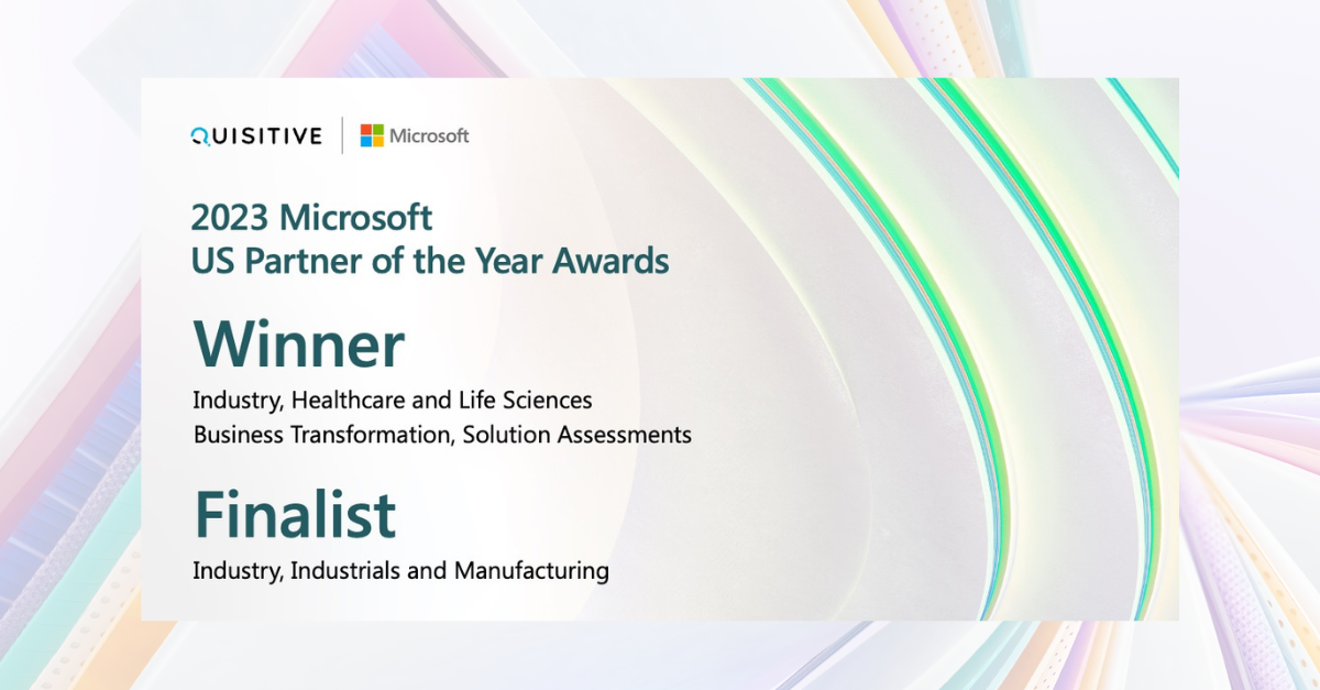 Quisitive Recognized as the Winner of Two 2023 Microsoft US Partner of ...