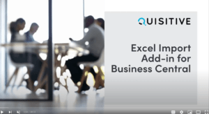 Excel Import Add-in for Business Central Video Preview Image