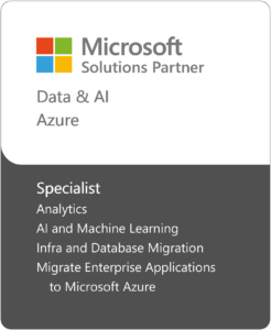 Data & AI Microsoft Solutions Partner Designation Badge