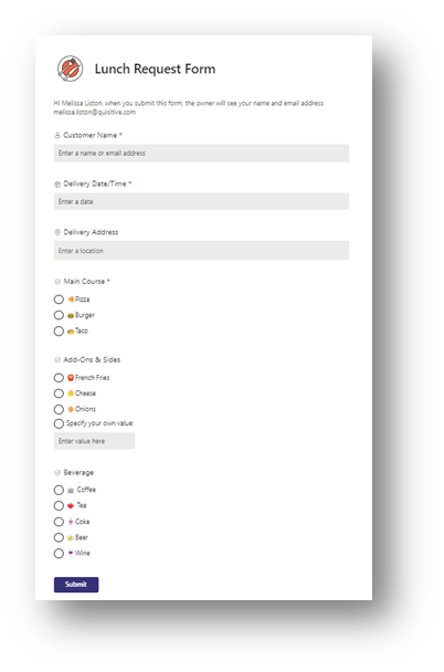 How to Create Microsoft 365 Forms Image - List Forms Experience