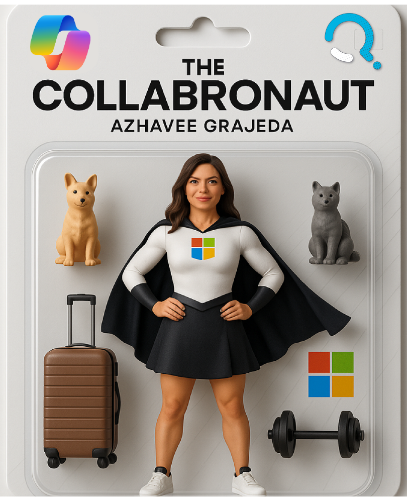 Generated by ChatGPT - Azhavee Grajeda - AI SuperHero Figure - The Collbronaut