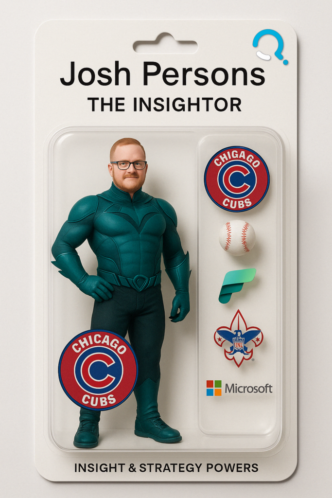 Generated by ChatGPT - Josh Persons - AI SuperHero Figure - The Insightor