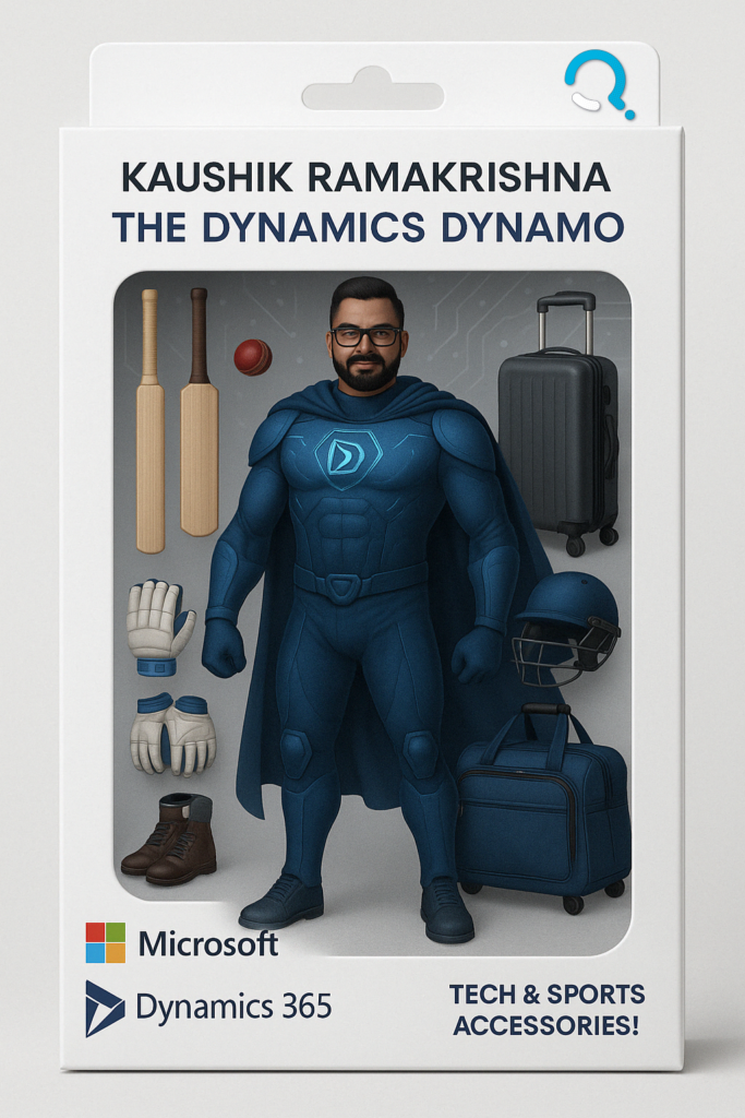Generated by ChatGPT - Kaushik Ramakrishna - AI SuperHero Figure - The Dynamics Dynamo