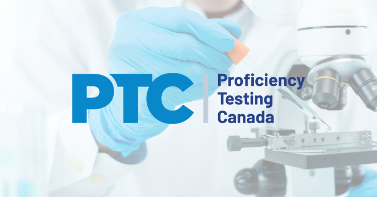 PTC Dynamics 365 Case Study Feature Image - a scientist in a lab analyzes a sample under a microscope