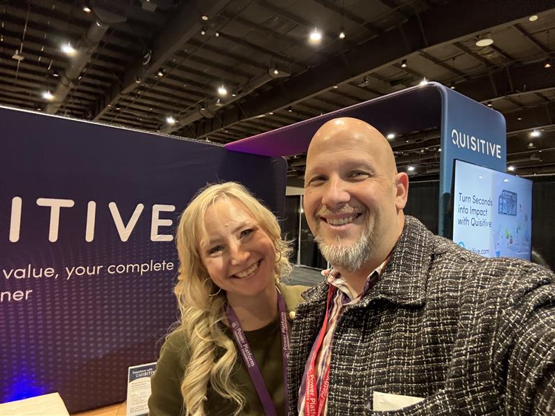 Stephanie Marshall and David Warner at the 2025 Power Platform Conference